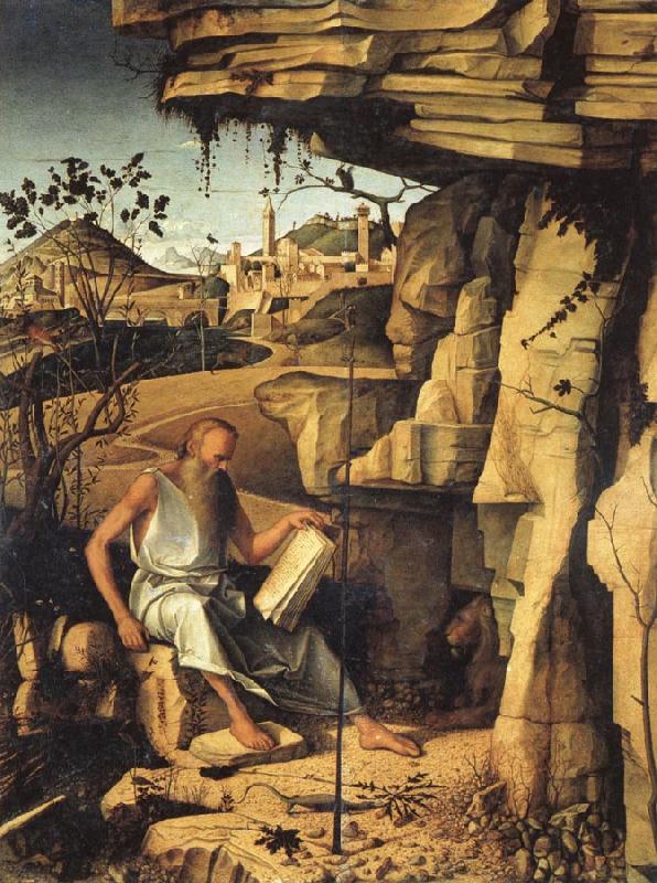 Giovanni Bellini St.Jerome in the Desert oil painting image